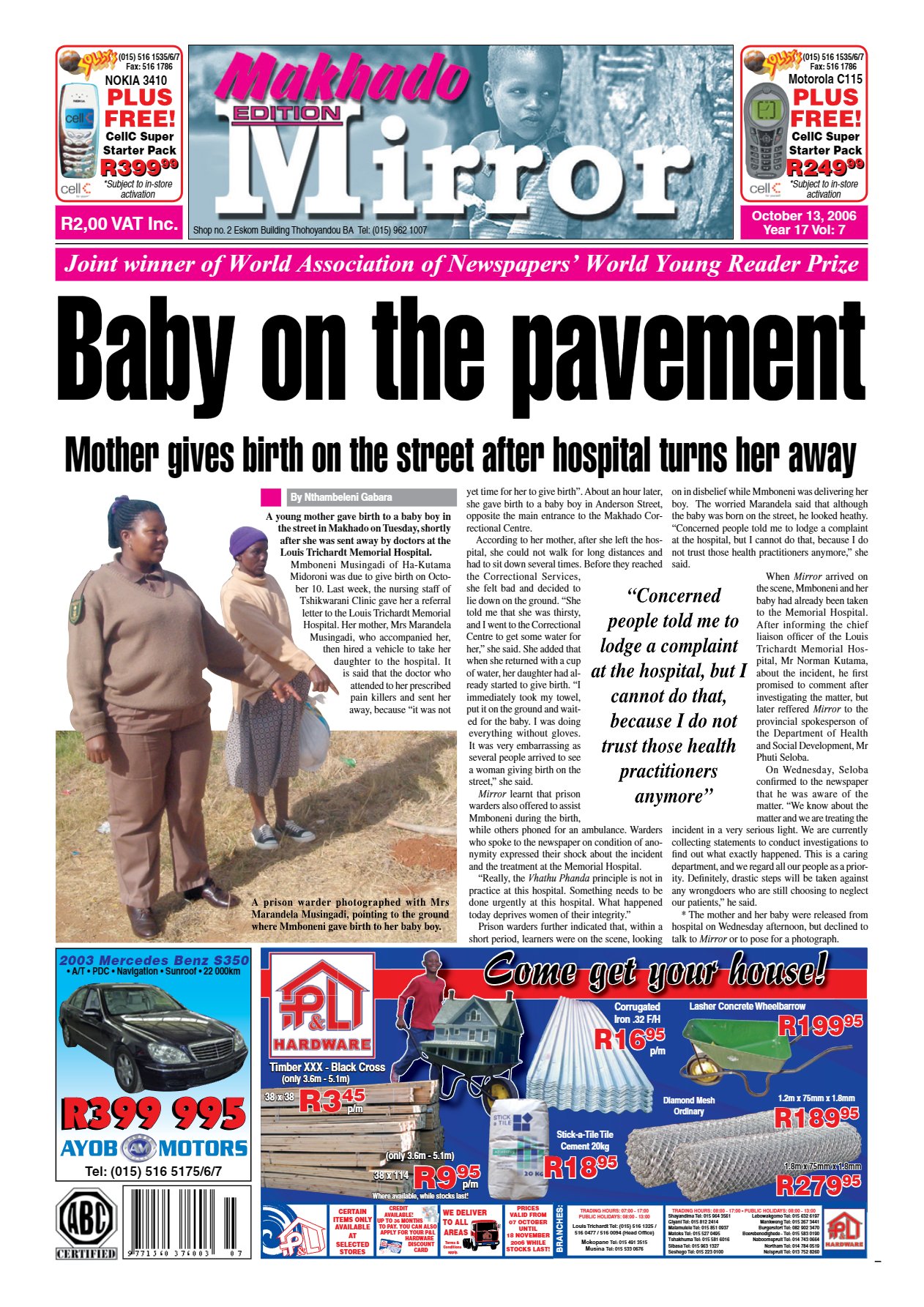 Limpopo Mirror 13 Oct 2006