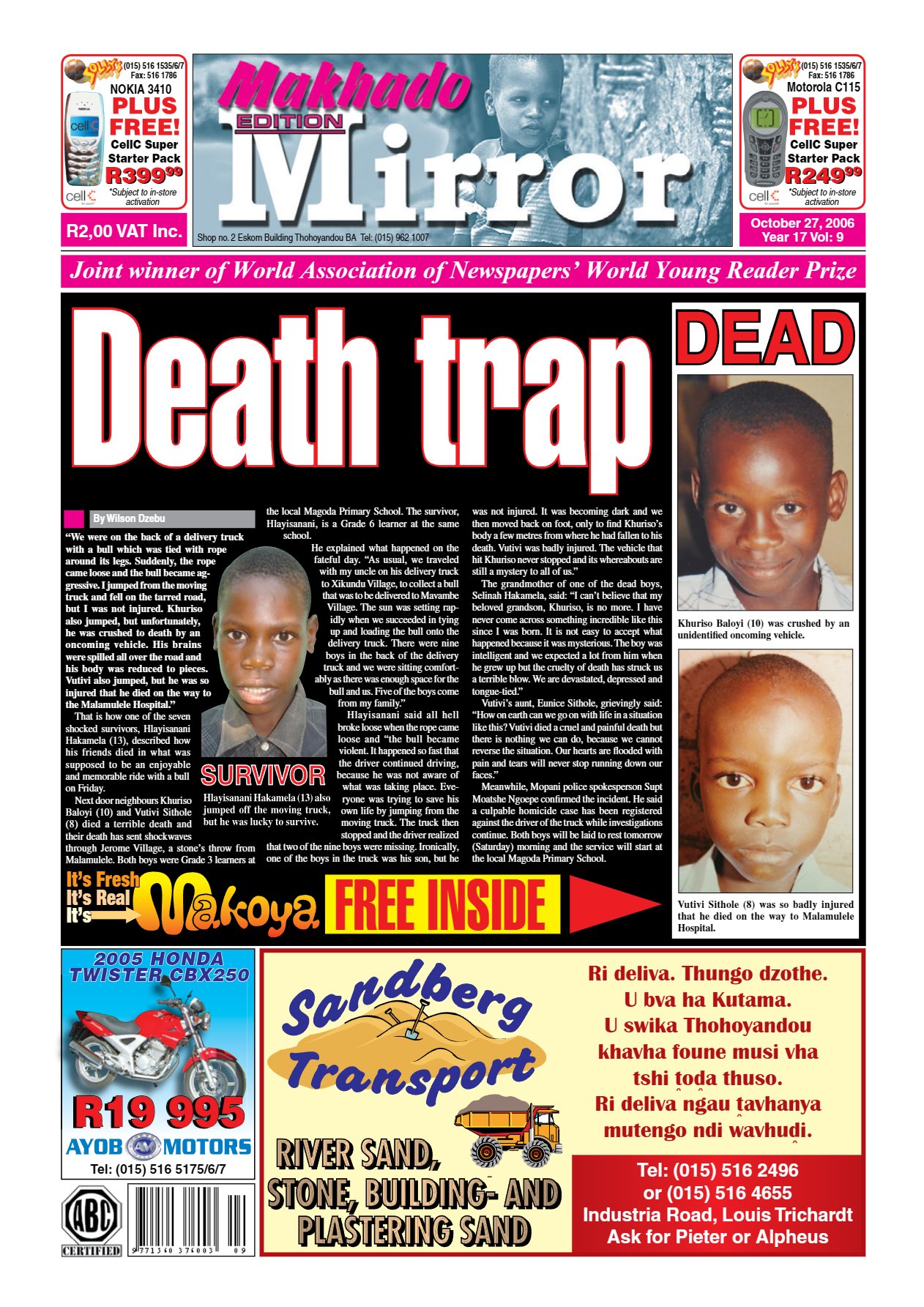 Limpopo Mirror 27 Oct 2006