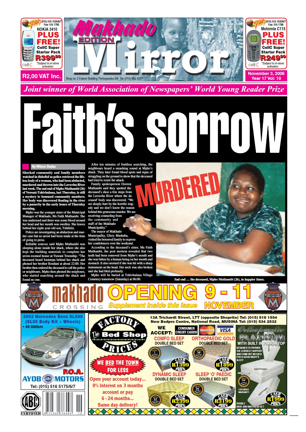 Limpopo Mirror 3 Nov 2006