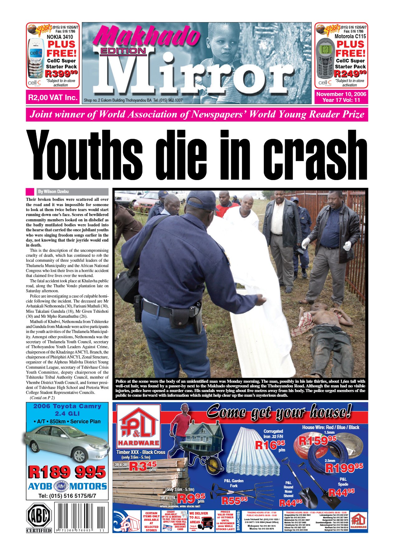 Limpopo Mirror 10 Nov 2006
