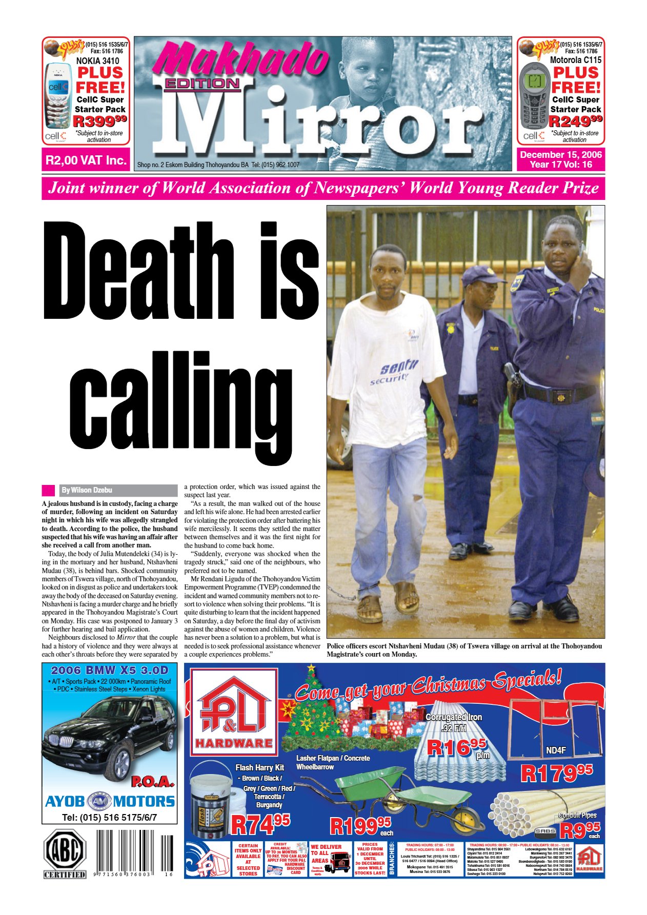 Limpopo Mirror 15 Dec 2006